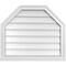 Ekena Millwork Octagonal Top Surface Mount PVC Gable Vent w/ 2"W x 2"P Brickmould Sill Frame, 28"W x 24"H GVPOT28X2403SN - alternate 1